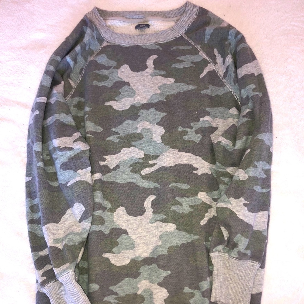 Camo Crewneck Sweatshirt